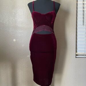 Beautiful burgundy dress
